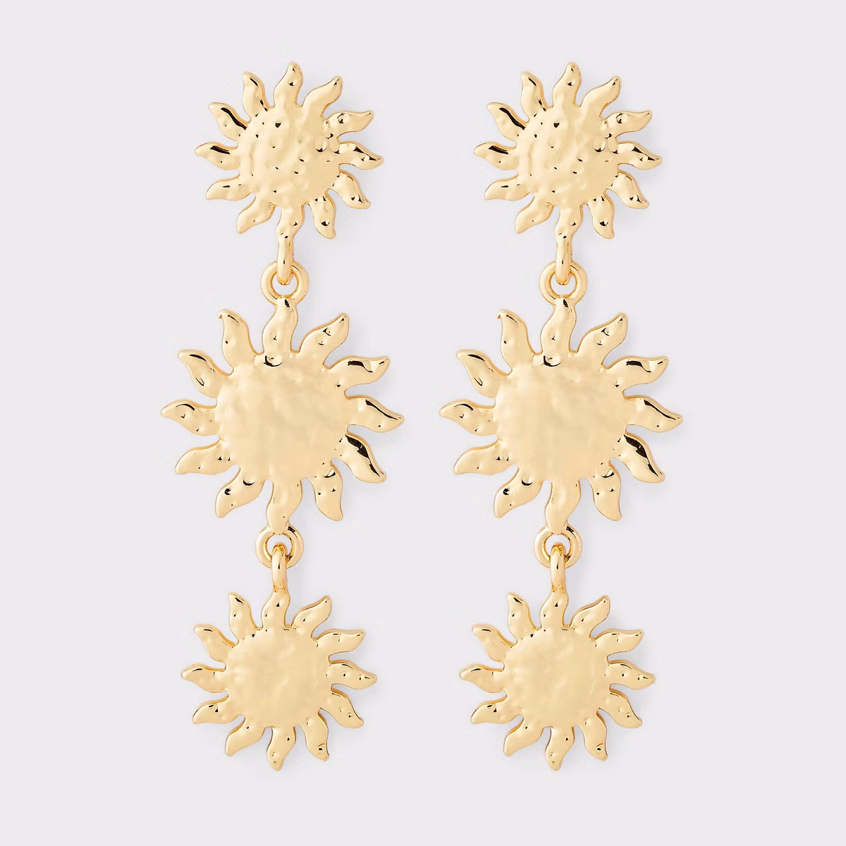 Sun Linear Earrings