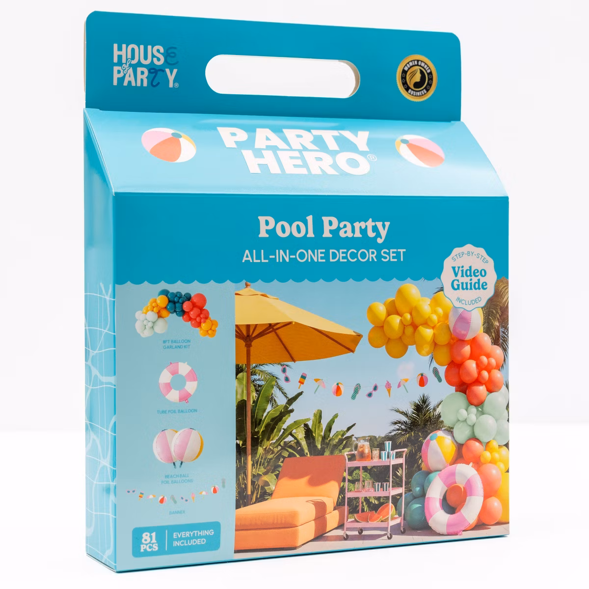 Balloon Decor Kit - Pool Party