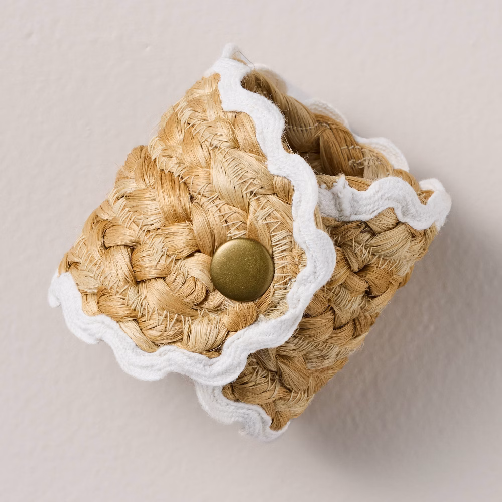 Woven Jute Napkin Rings (4pk)