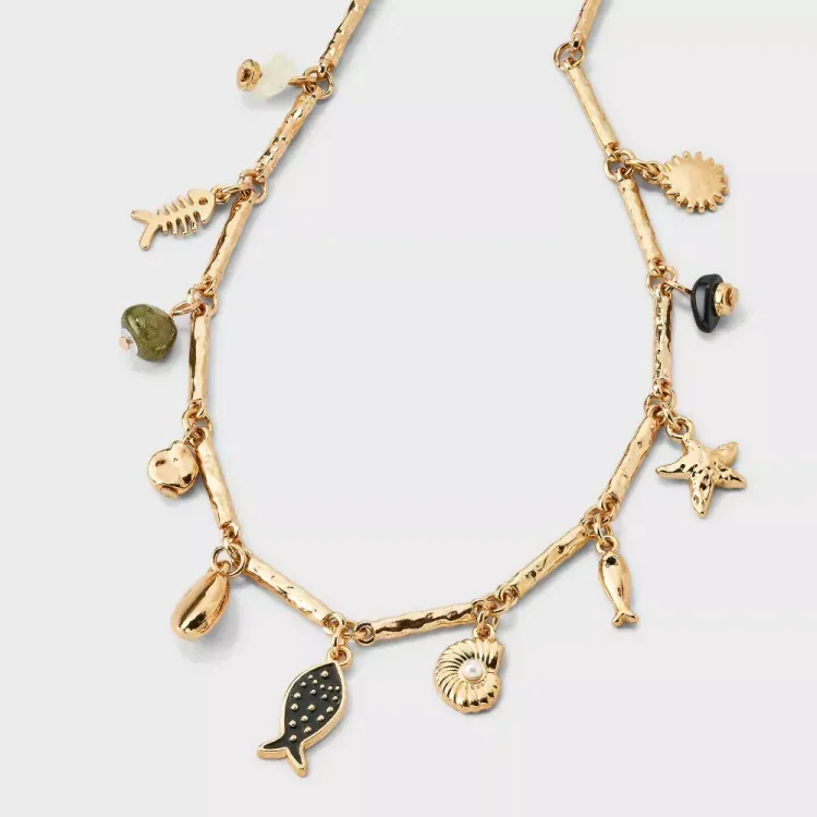 Mixed Mini Charm Necklace